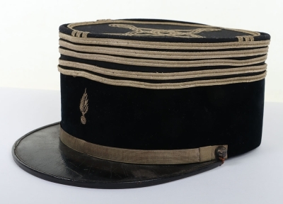 French Armoured Section Officers Kepi - 4