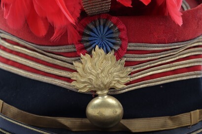 French Colonial Officers Full Dress 'Foulard' Kepi