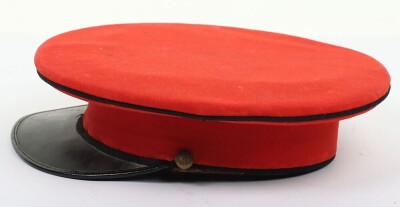 Early 20th Century 12th Lancers Other Ranks Peaked Dress Cap. - 4