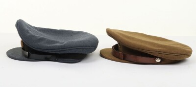 British RAF and Army Officers Peaked Caps, Post War Examples - 7