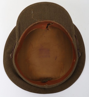 WW1 British Officers Peaked Cap. - 8