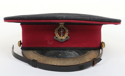 Early 20th Century Royal Army Medical Corps Officers Peaked Cap