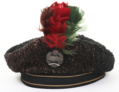Royal Tank Regiment Officers Astrakhan Cap.