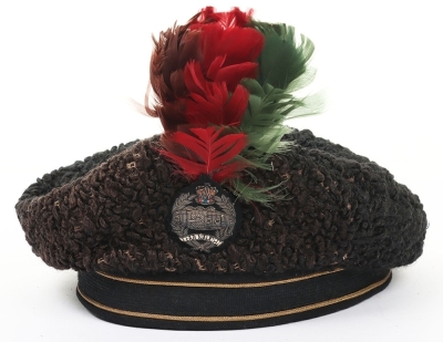 Royal Tank Regiment Officers Astrakhan Cap.
