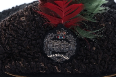 Royal Tank Regiment Officers Astrakhan Cap. - 2