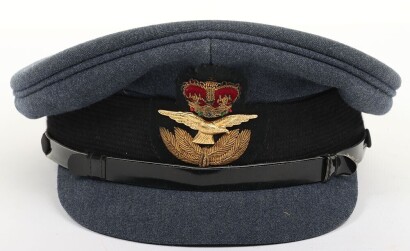 RAF Officers EIIR Peaked Cap, Hong Kong Tailor.