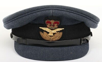 RAF Officers EIIR Peaked Cap, Hong Kong Tailor.