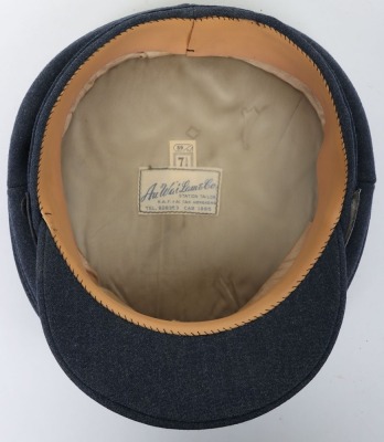 RAF Officers EIIR Peaked Cap, Hong Kong Tailor. - 6