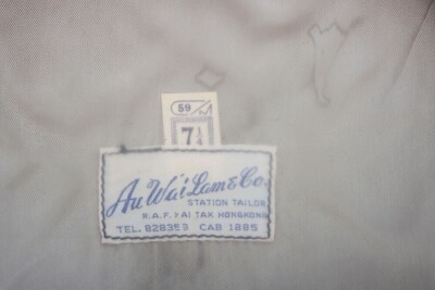 RAF Officers EIIR Peaked Cap, Hong Kong Tailor. - 7