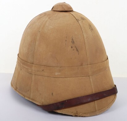 Rare Ceylon Planters Rifle Corps Other Ranks Foreign Service Helmet