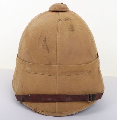Rare Ceylon Planters Rifle Corps Other Ranks Foreign Service Helmet - 2