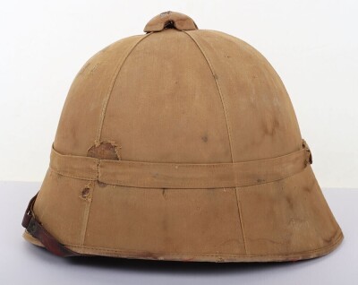 Rare Ceylon Planters Rifle Corps Other Ranks Foreign Service Helmet - 4