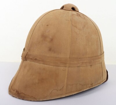 Rare Ceylon Planters Rifle Corps Other Ranks Foreign Service Helmet - 6