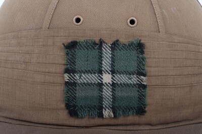 Cammeronians (Scottish Rifles) Foreign Service Sun Helmet - 5