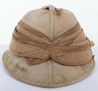 WW1 Period British Other Ranks Foreign Service Helmet - 2