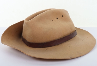 Boer War Imperial Yeomanry Officers Slouch Hat - 5