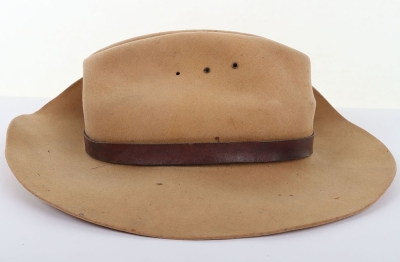 Boer War Imperial Yeomanry Officers Slouch Hat - 6