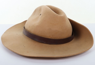 Boer War Imperial Yeomanry Officers Slouch Hat - 7