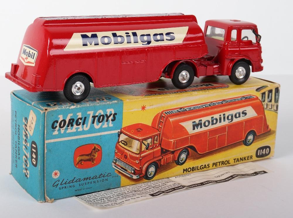 A Corgi Major Toys 1110 Bedford S 'Mobilgas' Petrol Tanker, red body A Corgi Major Toys 1110 Bedford S 'Mobilgas' Petrol Tanker, red body