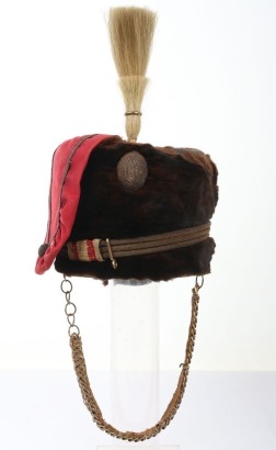 Hussar officers fur busby