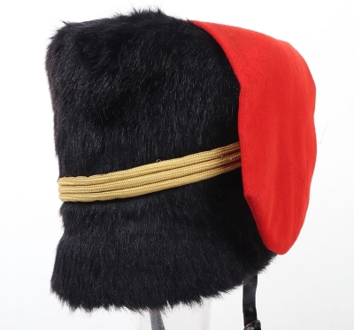 Royal Horse Artillery troopers black fur busby - 2