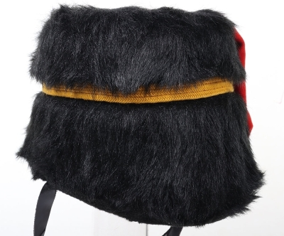 Royal Horse Artillery troopers black fur busby - 3