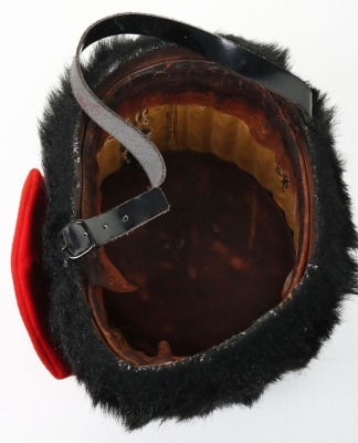 Royal Horse Artillery troopers black fur busby - 4