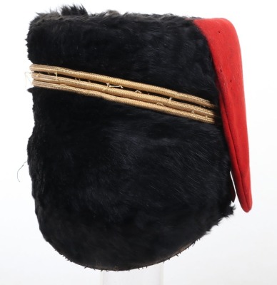 Royal Horse Artillery black fur busby - 3