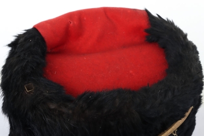 Royal Horse Artillery black fur busby - 5