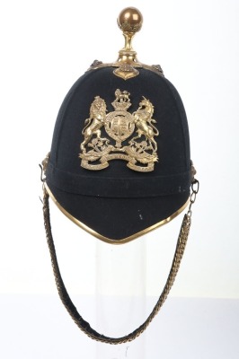 Royal Army Medical Corps officers blue cloth home service helmet
