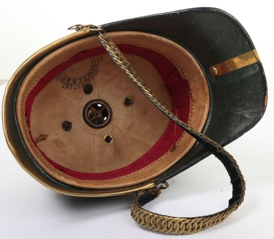 Royal Army Medical Corps officers blue cloth home service helmet - 7