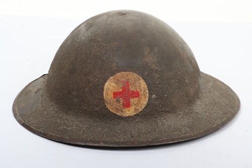 WW1 British Other Ranks Medics Steel Combat Helmet