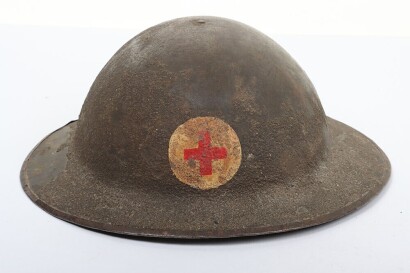 WW1 British Other Ranks Medics Steel Combat Helmet