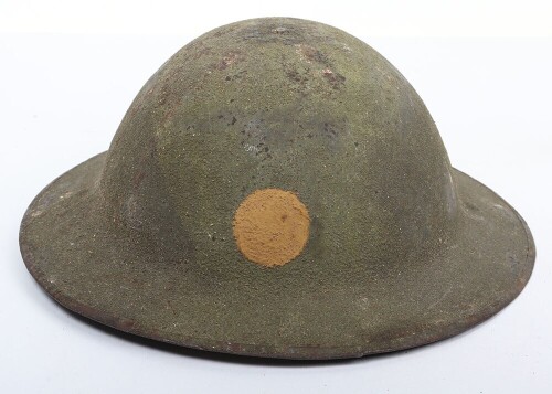 WW1 British Steel Combat Helmet with Divisional Sign