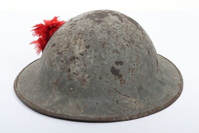WW1 British Steel Helmet of the Black Watch (Royal Highlanders) - 4