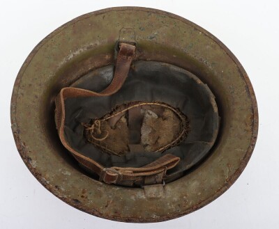WW1 Kings Royal Rifle Corps Regimentally and Battalion Marked Steel Combat Helmet - 7