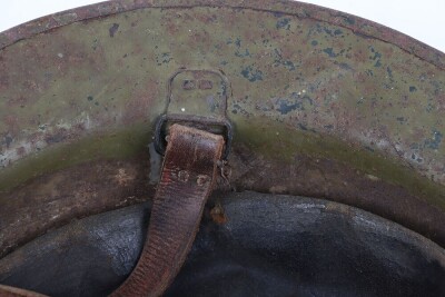 WW1 Kings Royal Rifle Corps Regimentally and Battalion Marked Steel Combat Helmet - 10