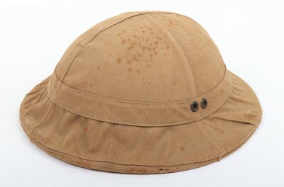 WW1 British Steel Combat Helmet with Trench Cover - 2