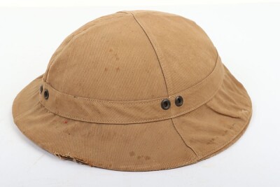 WW1 British Steel Combat Helmet with Trench Cover - 3