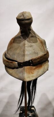 WW1 French Dragoon Troopers Helmet with Original Trench Cover