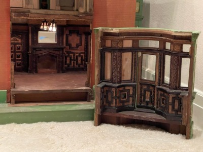 A large and architecturally impressive Victorian style Dolls House, English 1922, - 22