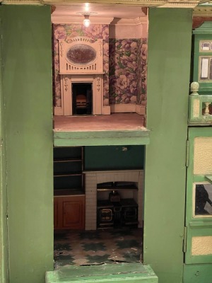 A large and architecturally impressive Victorian style Dolls House, English 1922, - 25