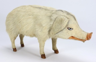 A rare bon-bonier pig, probably French circa 1900, - 2