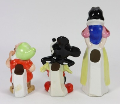 Mickey Mouse glazed ceramic Toothbrush holder by Maw & Co, English 1930s, - 2