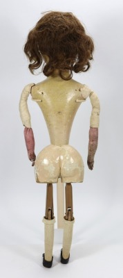 A rare William and Mary carved wooden doll, English circa 1690, - 6