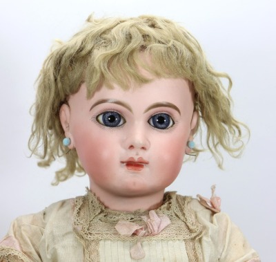 A Depose Emile Jumeau bisque head Bebe doll in original box, size 12, French circa 1880, - 2
