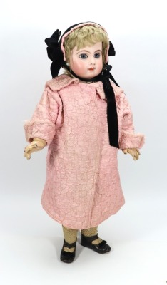 A Depose Emile Jumeau bisque head Bebe doll in original box, size 12, French circa 1880, - 4