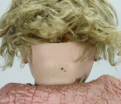 A Depose Emile Jumeau bisque head Bebe doll in original box, size 12, French circa 1880, - 5
