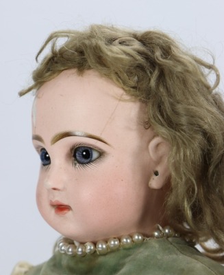 A Tete Jumeau bisque head Bebe doll, size 8, French circa 1890, - 3