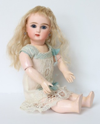 A rare small size 3 Steiner A bisque head Bebe, French circa 1880,